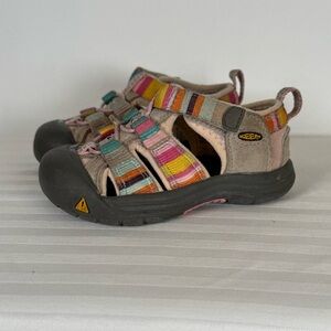 Keen Little Kids Venice H2 Sport Sandals Velcro Straps Toe Protection Size 7
